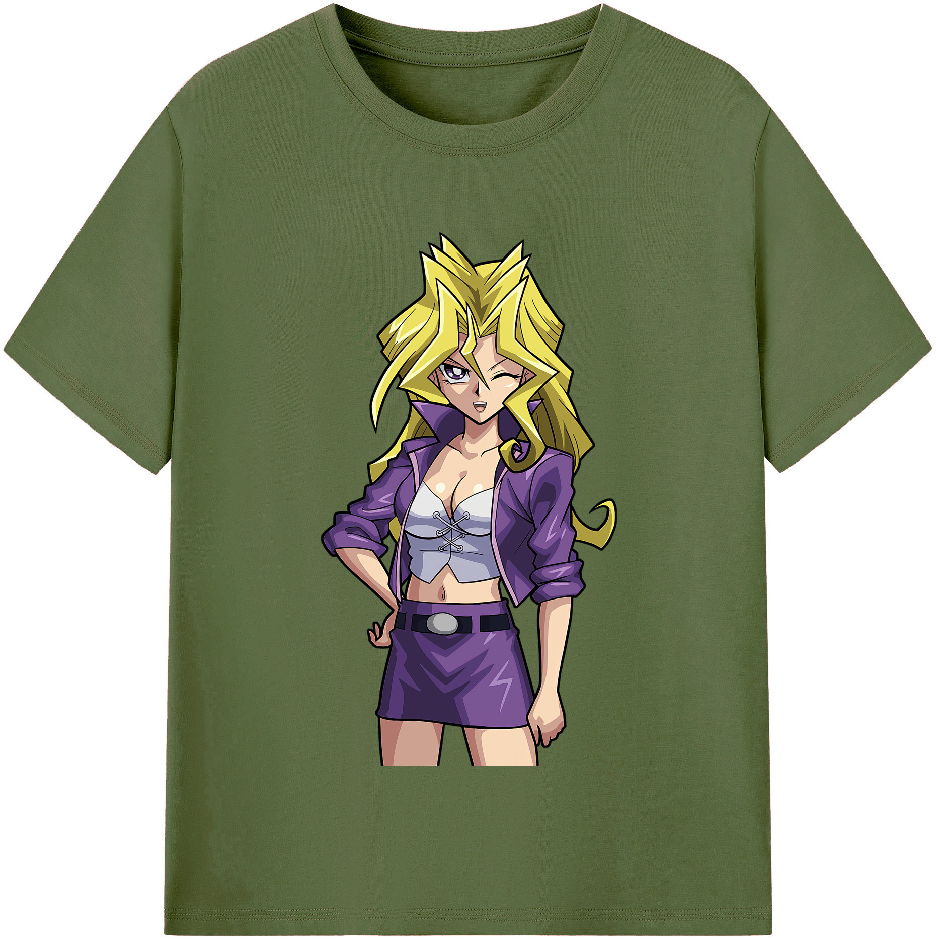 （画像用） 遊☆戯☆王 Yu-Gi-Oh! 綿100％半袖Tシャツ（フロントプリント）